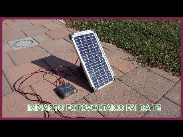 Come costruire un piccolo impianto fotovoltaico fai da te [Tutorial]