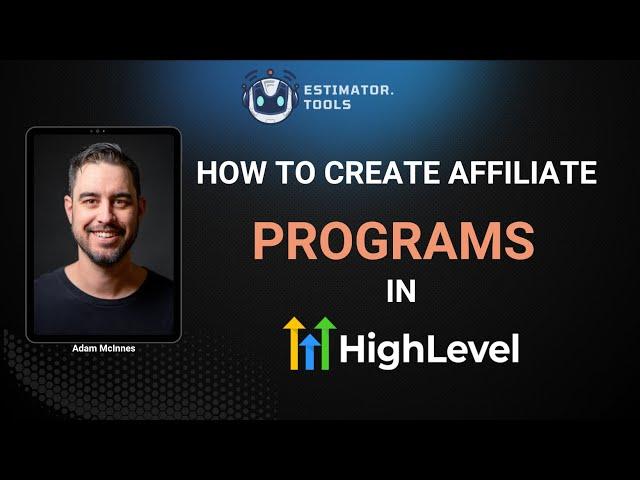 How To Create Affiliate Programs in Go High Level