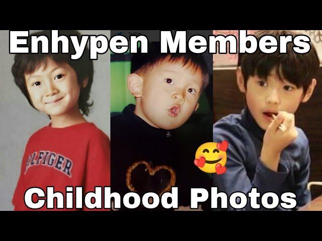 Enhypen Members Childhood Photos ...