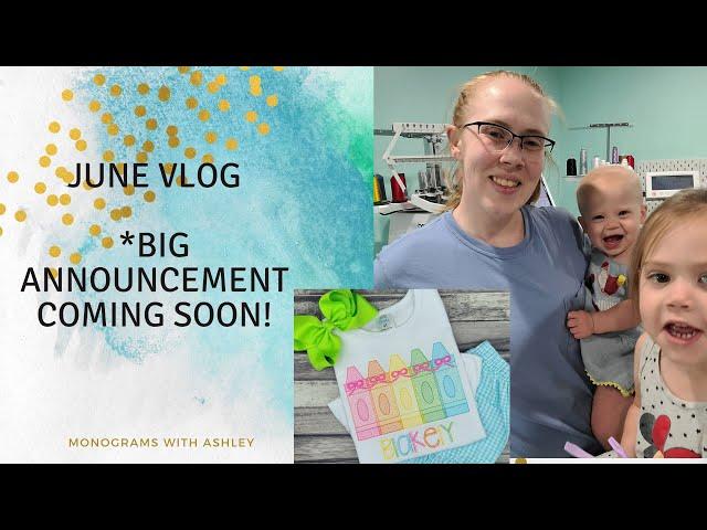 NEW Vlog and Work With me for June | PLUS There's a new big release announcement coming SOON!