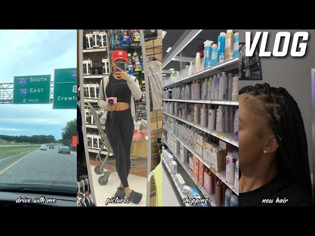 weekly vlog: new hair, drive with me, shopping & more! | genesis aymari