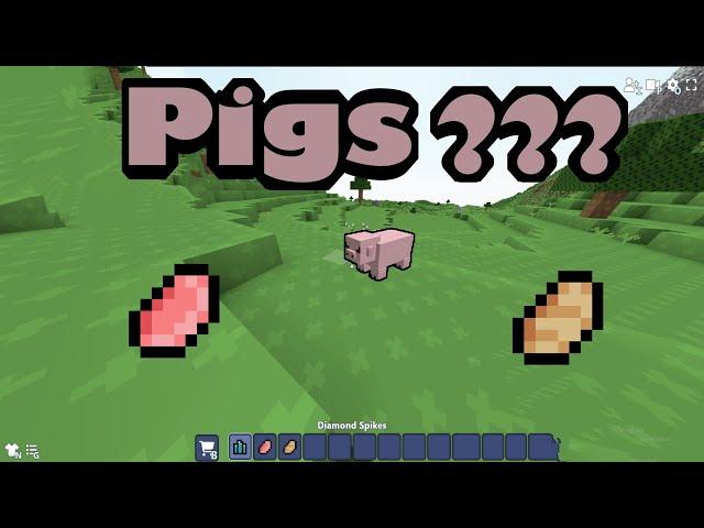 Pigs in bloxd.io ??? New Mobs !!!!