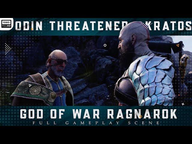 God of War 5 Ragnarok - Odin Threatened Kratos | Full Gameplay | Gamersdaily