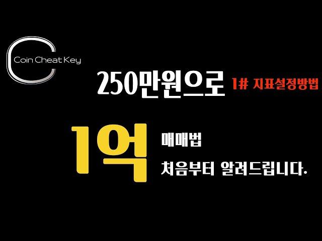 250만원으로 1억 달성 매매법 공개