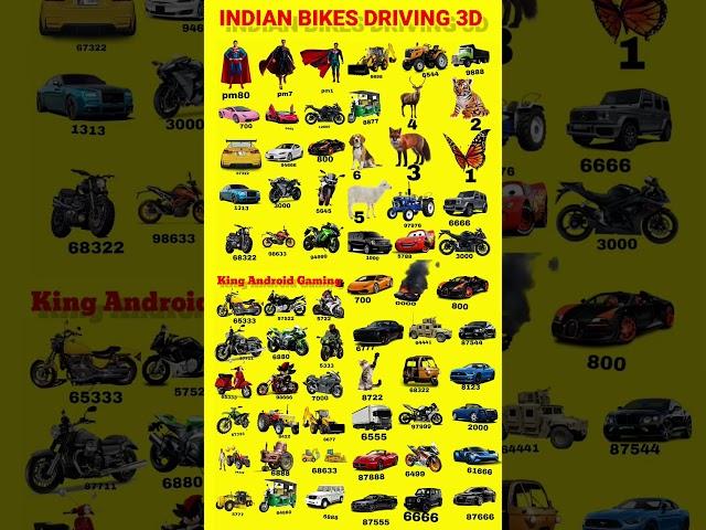 Real code  Indian bike driving 3d all new cheat code update + plugin cheat code