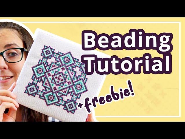 Beaded Cross Stitch Tutorial // Plus FREE Beaded Cross Stitch Pattern