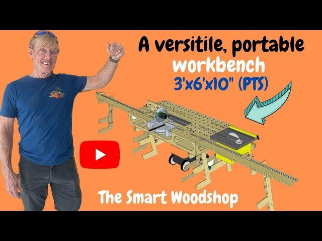 A versitile, portable workbench  3'x6'x10" (PTS)