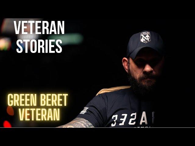 Green Beret shares combat stories, struggles with PTSD and how to overcome them. *GRAPHIC*