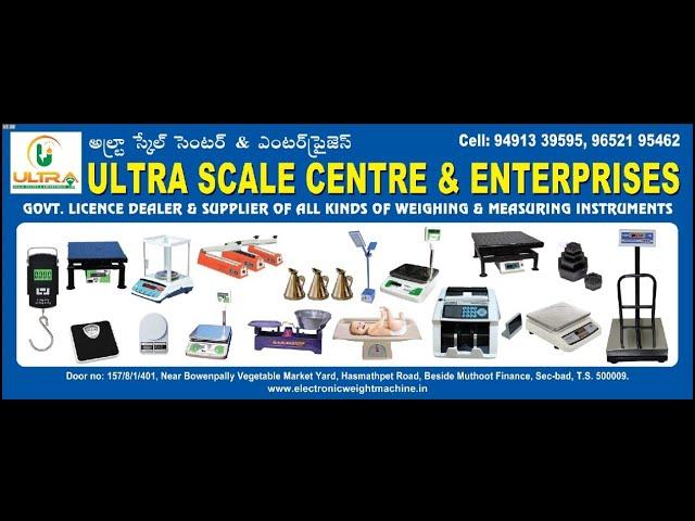 Ultra Scale Centre & Enterprises - Buy Weighing Scale Machines at Best Price in Hyderabad