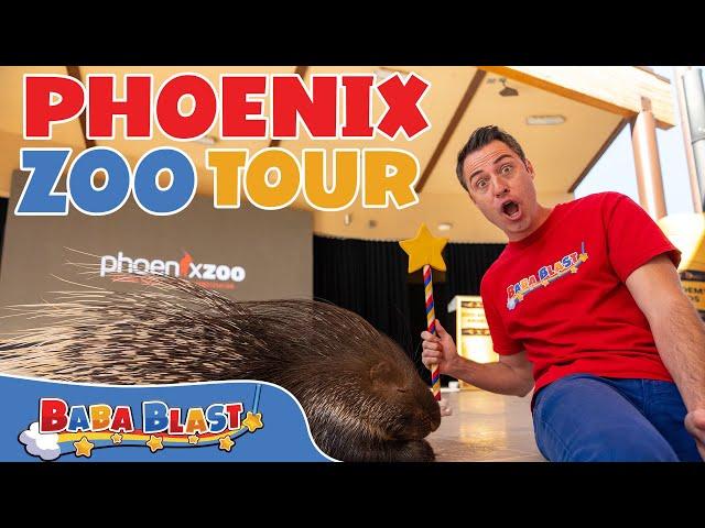 Phoenix Zoo Tour | Educational Videos for Kids | Baba Blast!