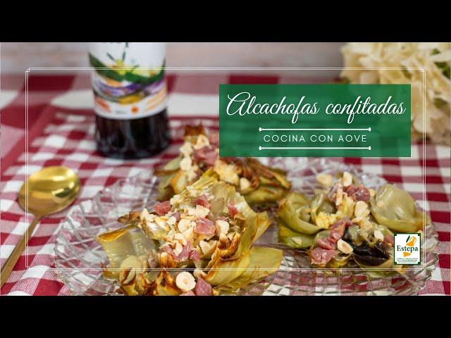 Alcachofas confitadas en AOVE - Denominación de Origen Estepa