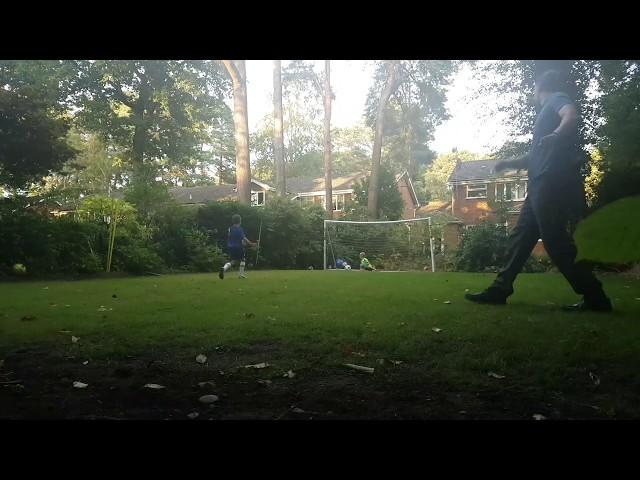 Back Garden Football Training - Top bins for Dad