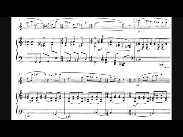 Francis Poulenc - Sonata for Flute and Piano