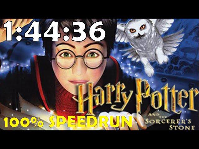 Harry Potter 1 PC 100% Speedrun in 1:44:36