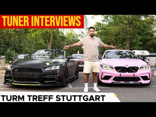 Das erste Mal auf dem Turm Treff in Stuttgart  Tuner interviews #bmw #tuning #tuningtreffen