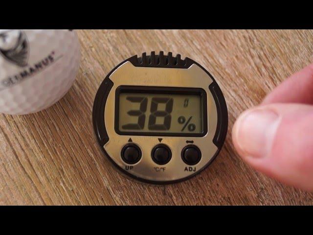 GERMANUS Digital Hygrometer for Humidor