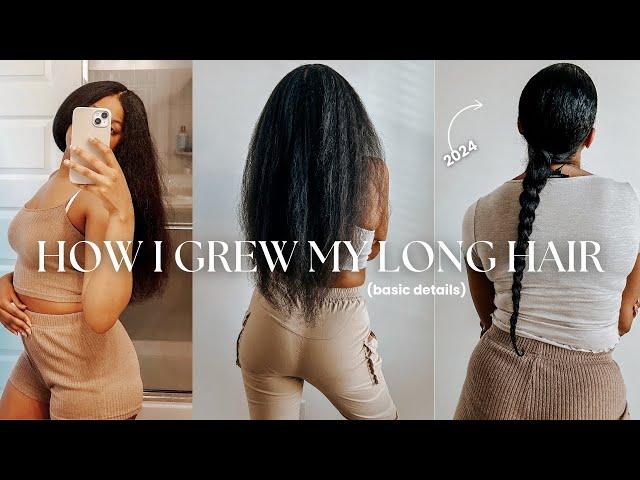 How I Grew my Long Natural Hair Past Waist Length || Detailed Hair Growth Tips