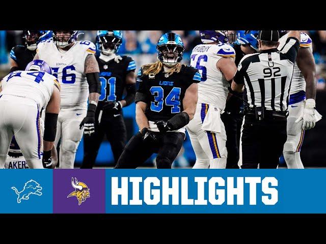 Lions CLINCH NFC North title in Primetime Thriller | Lions vs. Vikings: 2024 NFL Season Highlights