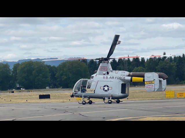 Last Known One Flying in the World |Kaman HH-43 Huskie Helicopter | Aircraft Firefighting & Rescue