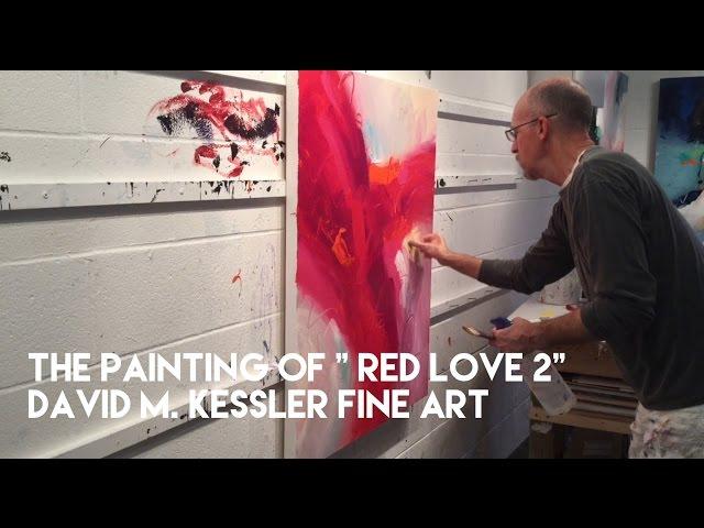 Abstract Painting / The Painting of "Red Love 2"