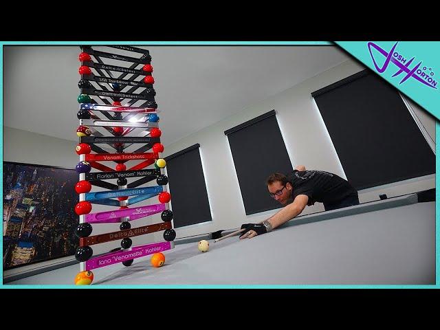 POOL TRICK SHOTS & WORLD RECORDS! Ft. Venom Trickshots