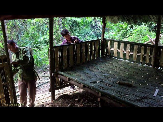 Beds and partitions for new shelters, Survival in the Tropical Rainforest - Part 3