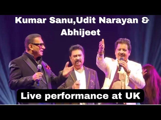 Kumar Sanu,Udit Narayan and Abhijeet Live performance in Uk! #kumarsanu #uditnarayan #abhijeet