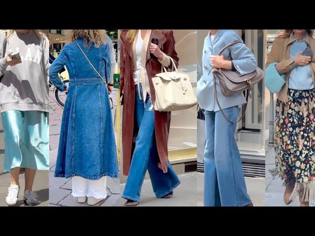 EASY SPRING 2024 OUTFITS DENIM TRENDS STREET FASHION MILAN STREET STYLE #vanityfair