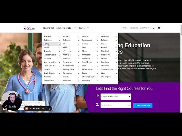 NurseCE4Less.com Video 4 -  State Requirements, Courses and Packages