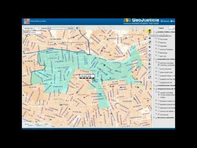 Videotutorial GEOJUSTICIA Poder Judicial del Perú