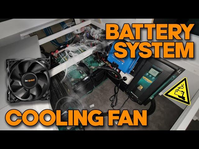 Caravan Battery System Cooling Fan