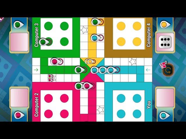 Ludo game in 4 players | Ludo King 4 players | Ludo gameplay #1570