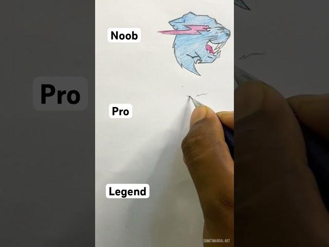 Mr beast drawing noob to legend  #shorts #drawing #art #mrbeast @MrBeast  #ronaldo