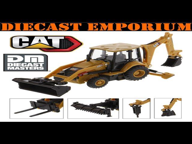 1:64 1/64 Scale Diecast Masters Caterpillar 420XE Backhoe Loader - Unboxing & Review