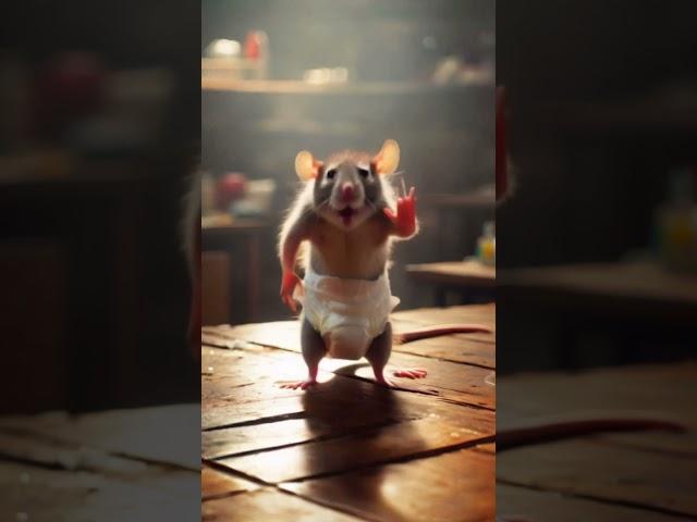 sewer rat #ratdance #sewerrat #petdance #ドブネズミ #オムツ