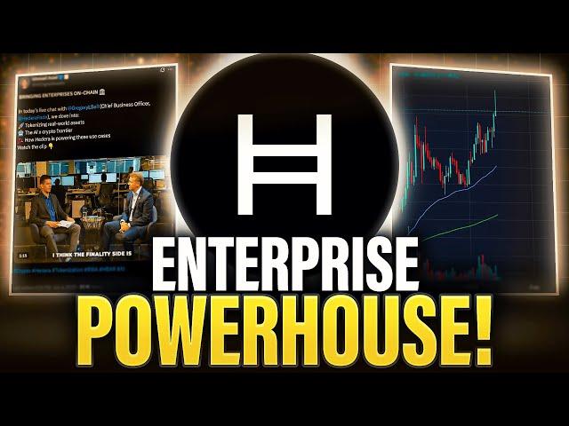 Hedera Hashgraph HBAR Is 100% The ENTERPRISE Powerhouse of Crypto