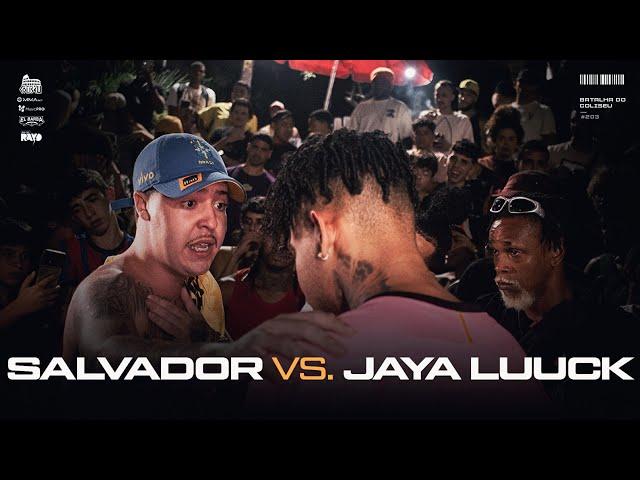 (ROUND ABSURDO ) SALVADOR DA RIMA E JAYA LUUCK (BA) - SEMI FINAL - BATALHA DO COLISEU - EDIÇÃO #203