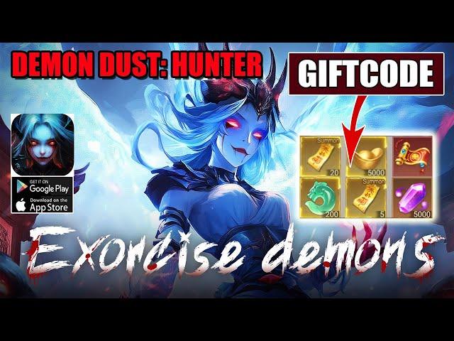 Demon Dust Hunter Gameplay & 2 Giftcodes - Official Launch Android iOS | Demon Dust Hunter 2 Codes