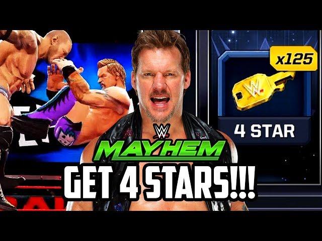 WWE MAYHEM NEW WAY TO GET 4 STAR KEYS & SUPERSTARS!!!