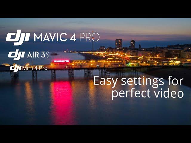 New Drone?  Settings for Smoother Video - DJI Mavic 4 Pro, Air 3S & Mini 4 Pro
