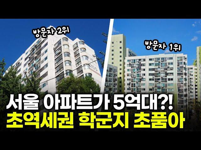 서울 5억대! 실거주 추천하는 초역세권 초품아 | 노원구 중계 무지개, 중계 그린 아파트