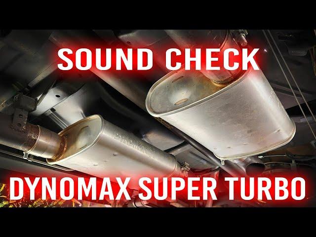 SOUND CHECK : DYNOMAX SUPER TURBO MUFFLERS