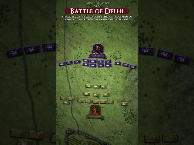 Battle of Delhi 1398 #shorts #fyp #history #documentary #mongols