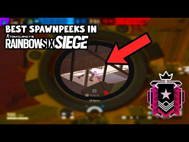 The BEST SPAWNPEEKS On EVERY MAP In RAINBOW SIX SIEGE