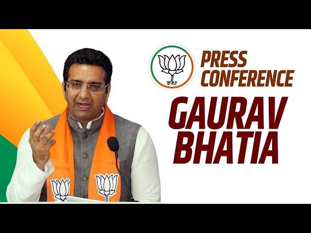 LIVE: BJP PC | BJP Leader Gaurav Bhatia Addresses Press conference | Delhi |