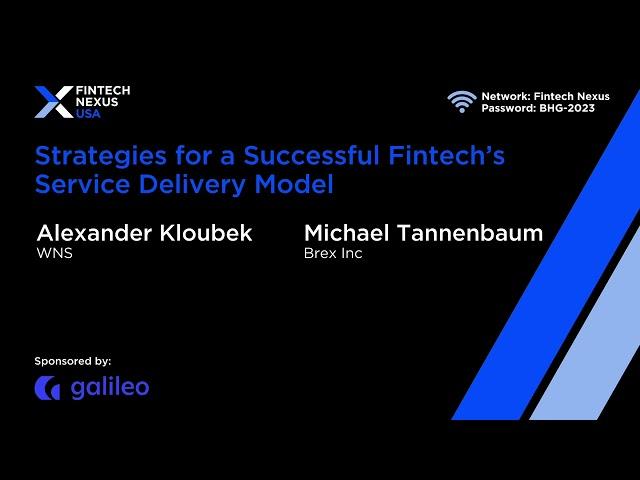 Strategies for a Successful Fintech’s Service Delivery Model