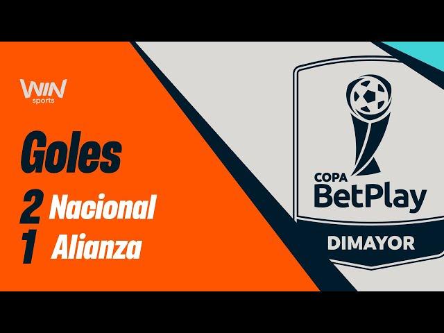 Nacional vs. Alianza FC (goles) | Copa BetPlay 2024 | Octavos de final - Partido vuelta