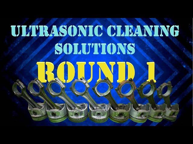 Round 1; Ultrasonic Cleaner Showdown; Cheap vs Expensive Alternative Solvents / Solutions!