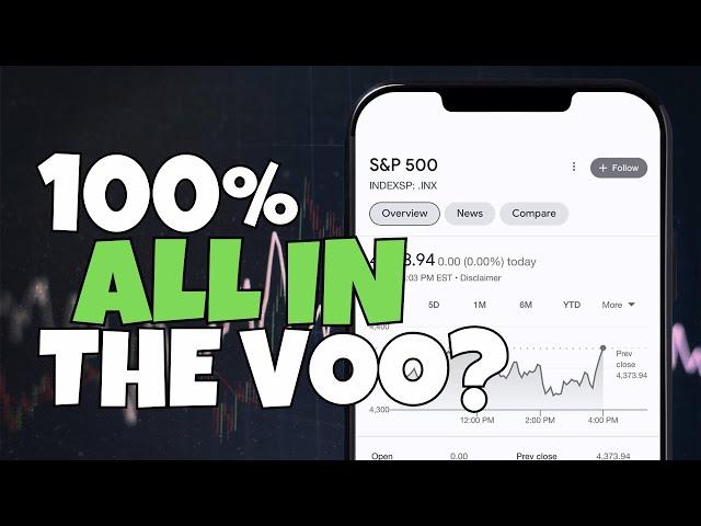 Invest EVERYTHING in Vanguard S&P 500 ETF (VOO) for Retirement