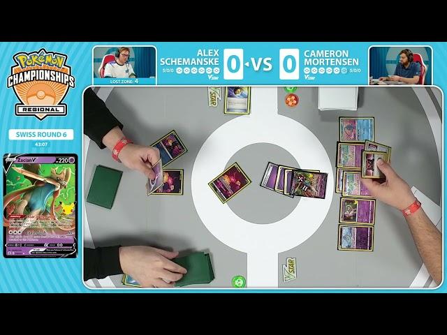 TCG Alex Schemanske Vs Cameron Mortensen | 2023 Pokémon Portland Regional Championships R6